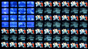 "Video Flag" by Nam June Paik