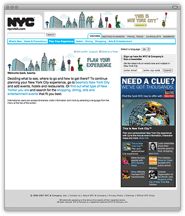 This is New York City site